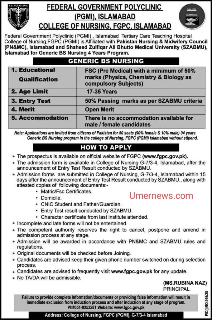 Admissions Open: BSN at Polyclinic College of Nursing Admissions Open: BSN at Polyclinic College of Nursing