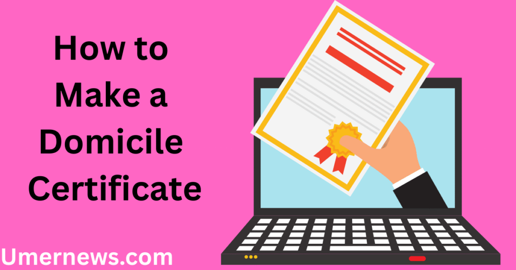 How to Make a Domicile Certificate: A Step-by-Step Guide